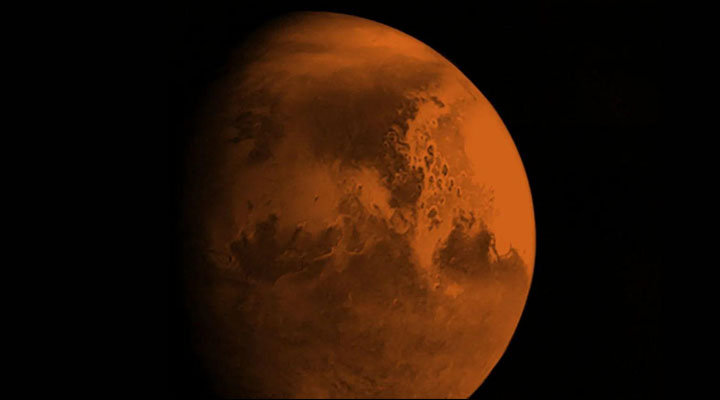 天问一号传回首幅火星图像！