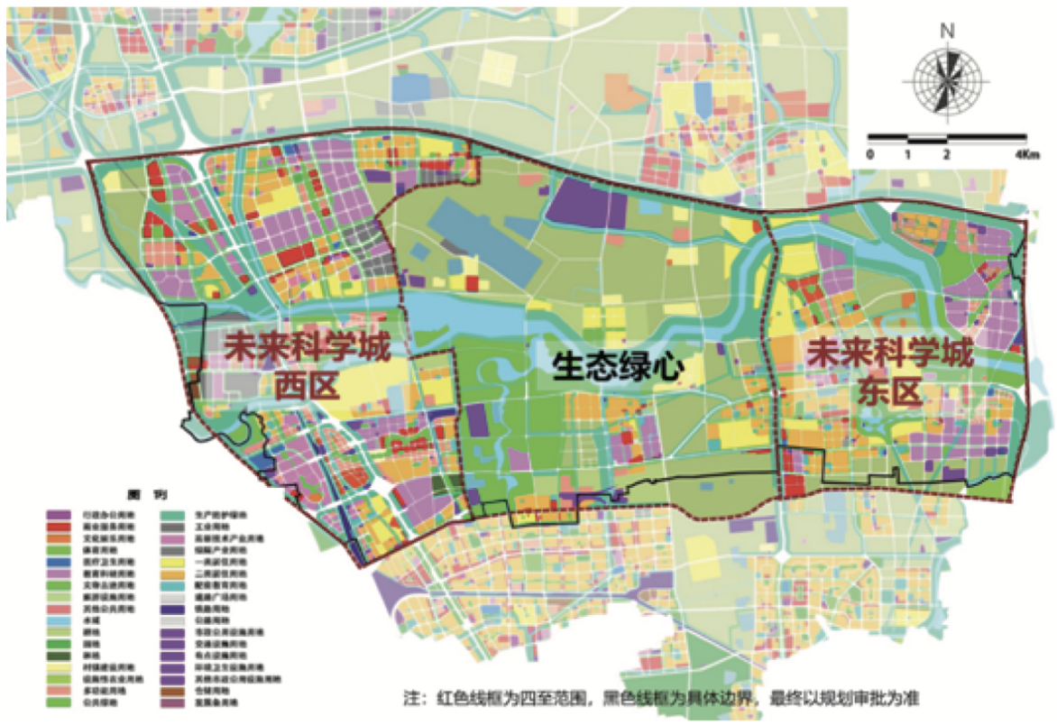 昌平未来科技城规划图图片